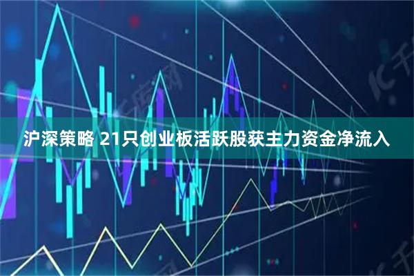 沪深策略 21只创业板活跃股获主力资金净流入