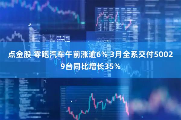 点金股 零跑汽车午前涨逾6% 3月全系交付50029台同比增长35%