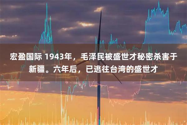 宏盈国际 1943年,毛泽民被盛世才秘密杀害于新疆。六年后,已逃往台湾的盛世才