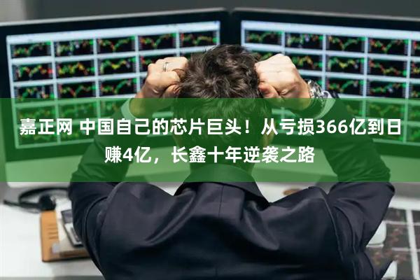 嘉正网 中国自己的芯片巨头！从亏损366亿到日赚4亿，长鑫十年逆袭之路